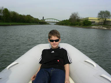 Robin macht's sich gemühtlich