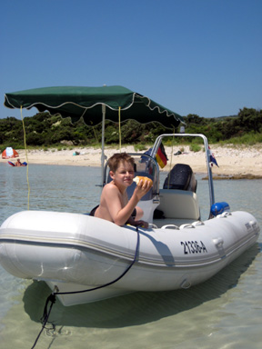 Robin mach Pause und genießt....