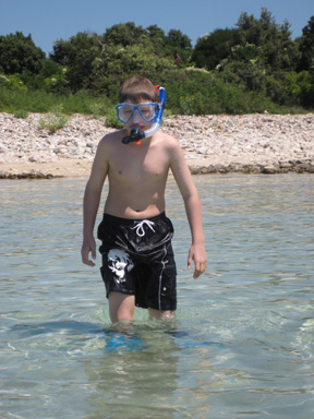 ...dann geht's zum Schnorcheln