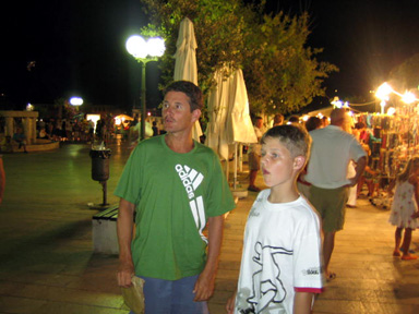 Auch am Abend ist Rab sehenswert