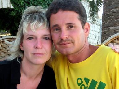 Robin macht eine Aufnahme von Mama und Papa